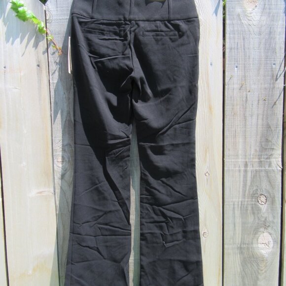 Brand New Hollywould Black Classic Bootcut Pants Slacks Size 3 Simply Slender - Picture 5 of 9